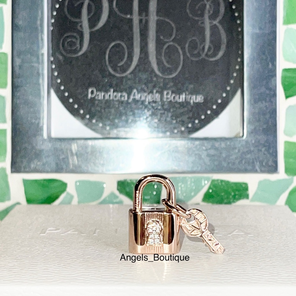 New Pandora Rose Padlock & Key Dangle Charm FOR @grapefruit1978